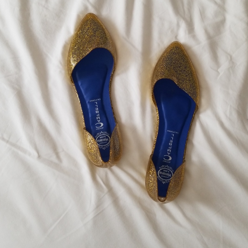 Jeffery Campbell Glitter d'orsay flats